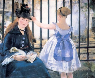  Manet Art - Le Chemin De Fer Le chemin de fer réalisme impressionnisme Édouard Manet